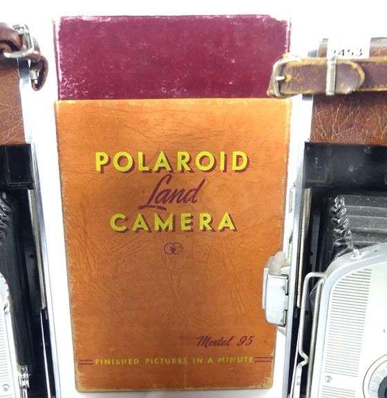 TWO POLAROID LAND CAMERAS