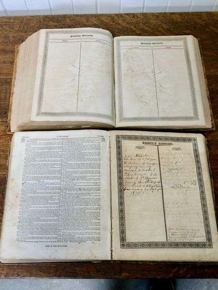 ANTIQUE BIBLES