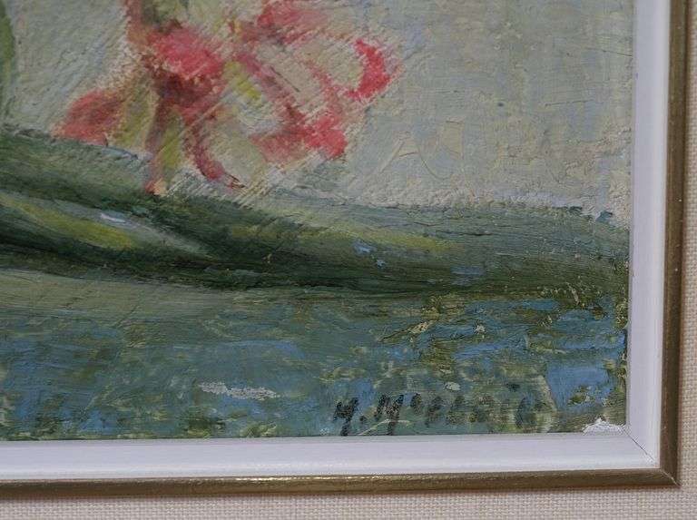 MIRROR, DEGARTHE PRINT, OIL PAINTING