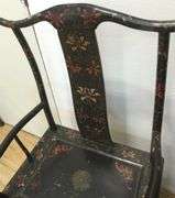 PAIR OF ANTIQUE CHINESE YOKE-BACK CHAIRS