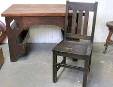 MISSION OAK DESK
