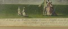 EARLY HAND-COLOURED ENGLISH ENGRAVING