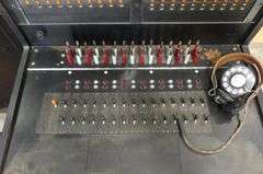 TELEPHONE OPERATOR'S SWITCHBOARD