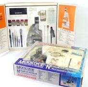 TWO VINTAGE MICROSCOPE SETS