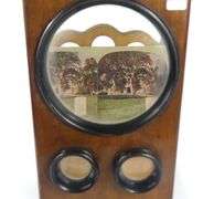 ANTIQUE STEREOSCOPE VIEWER
