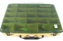 TACKLE BOX WITH SPOON-STYLE FISHING LURES
