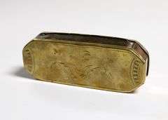 EARLY TOBACCO BOX