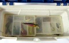 THREE TACKLE BOXES WITH CONTENTS