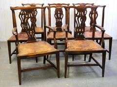 SET OF EIGHT CHAIRS