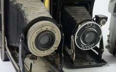 ANTIQUE FOLDING CAMERAS