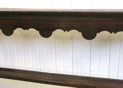 OAK PLATE SHELF