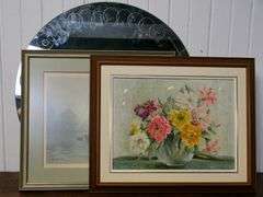 MIRROR, DEGARTHE PRINT, OIL PAINTING