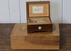 MUSIC BOX AND TRINKET BOX