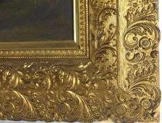 OIL ON CANVAS IN ANTIQUE GILT FRAME