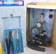 FIVE MICROSCOPES