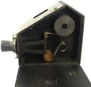 LARGE 1940'S FILM CAMERA IN WOODEN CASE