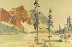 CANADIAN PACIFIC RAILWAY TRAVEL POSTER CIRCA 1935