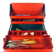 TWO TOOLBOXES WITH CONTENTS