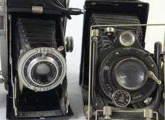 ANTIQUE FOLDING CAMERAS