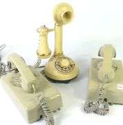 THREE VINTAGE TELEPHONES