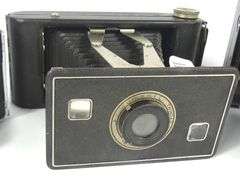 ANTIQUE FOLDING BELLOWS CAMERAS