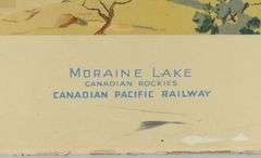 CANADIAN PACIFIC RAILWAY TRAVEL POSTER CIRCA 1935