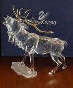 TWO SWAROVSKI CRYSTAL FIGURINES WITH BOXES
