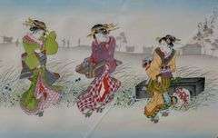 PAINTING ON SILK