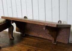 WALL SHELF AND STOOL