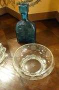 DECANTER, BOWLS AND EPERGNE