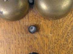 ANTIQUE OAK WALL PHONE