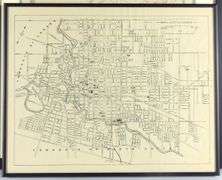 FIVE FRAMED MAPS