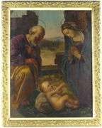 ANTIQUE OIL ON CANVAS