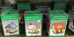 STAINED GLASS ILLUMINATED HOUSES