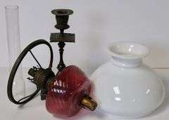 ANTIQUE OIL LAMP