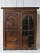 ANTIQUE TABLE TOP CABINET