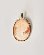 14KT GOLD CAMEO