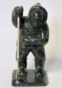 INUIT SOAPSTONE HUNTER