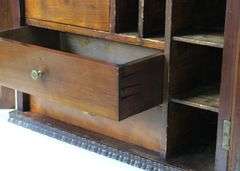 ANTIQUE TABLE TOP CABINET