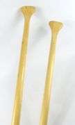 TWO CANOE PADDLES