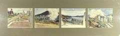 EIGHT WATERCOLOURS BY BARBARA COOK ENDRES