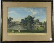 EARLY HAND-COLOURED ENGLISH ENGRAVING