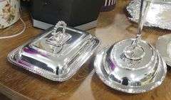 FIVE PIECES OF SILVER PLATE