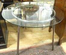 CHROME DINETTE TABLE