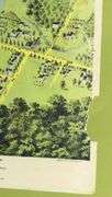 ORIGINAL SMALLMAN & INGRAM BIRDSEYE VIEW MAP OF LONDON