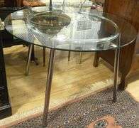 CHROME DINETTE TABLE