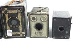ANTIQUE BOX CAMERAS