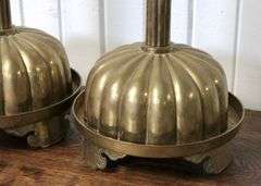 JAPANESE TEMPLE CANDLE STANDS