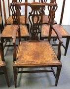 SET OF EIGHT CHAIRS