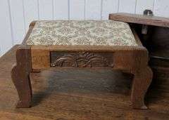 WALL SHELF AND STOOL